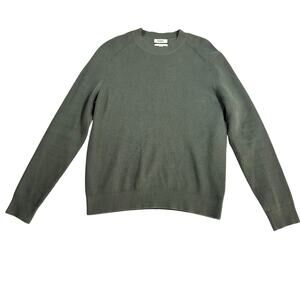 COS Regular Fit Green Crewneck Sweater Medium